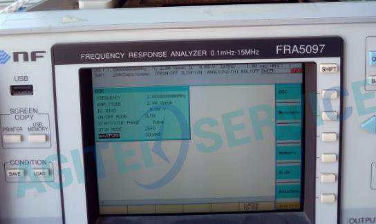 NF频率特性分析仪FRA5097开机报错维修